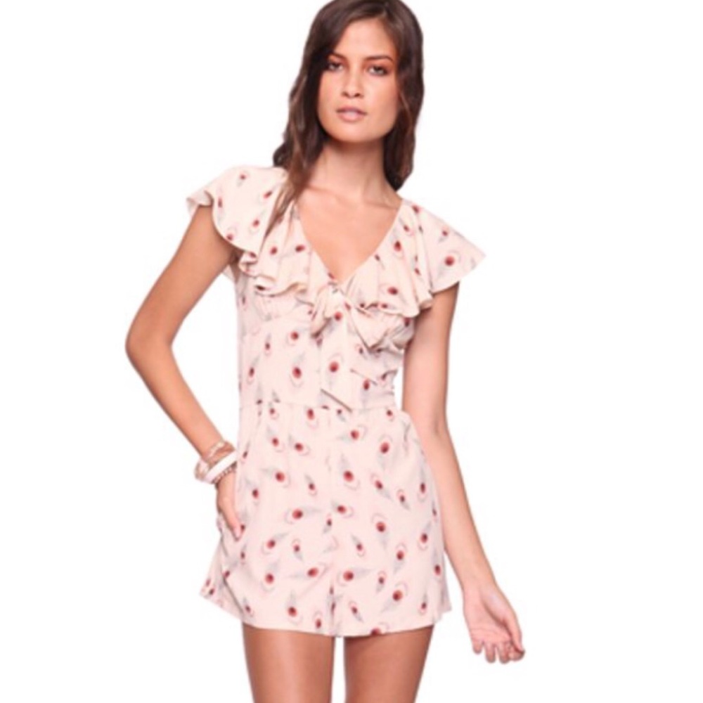 Forever 21 Peacock Romper